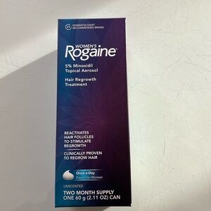 Rogaine Women’s Hair Regrowth Topical Foam Treatment New Never Opened